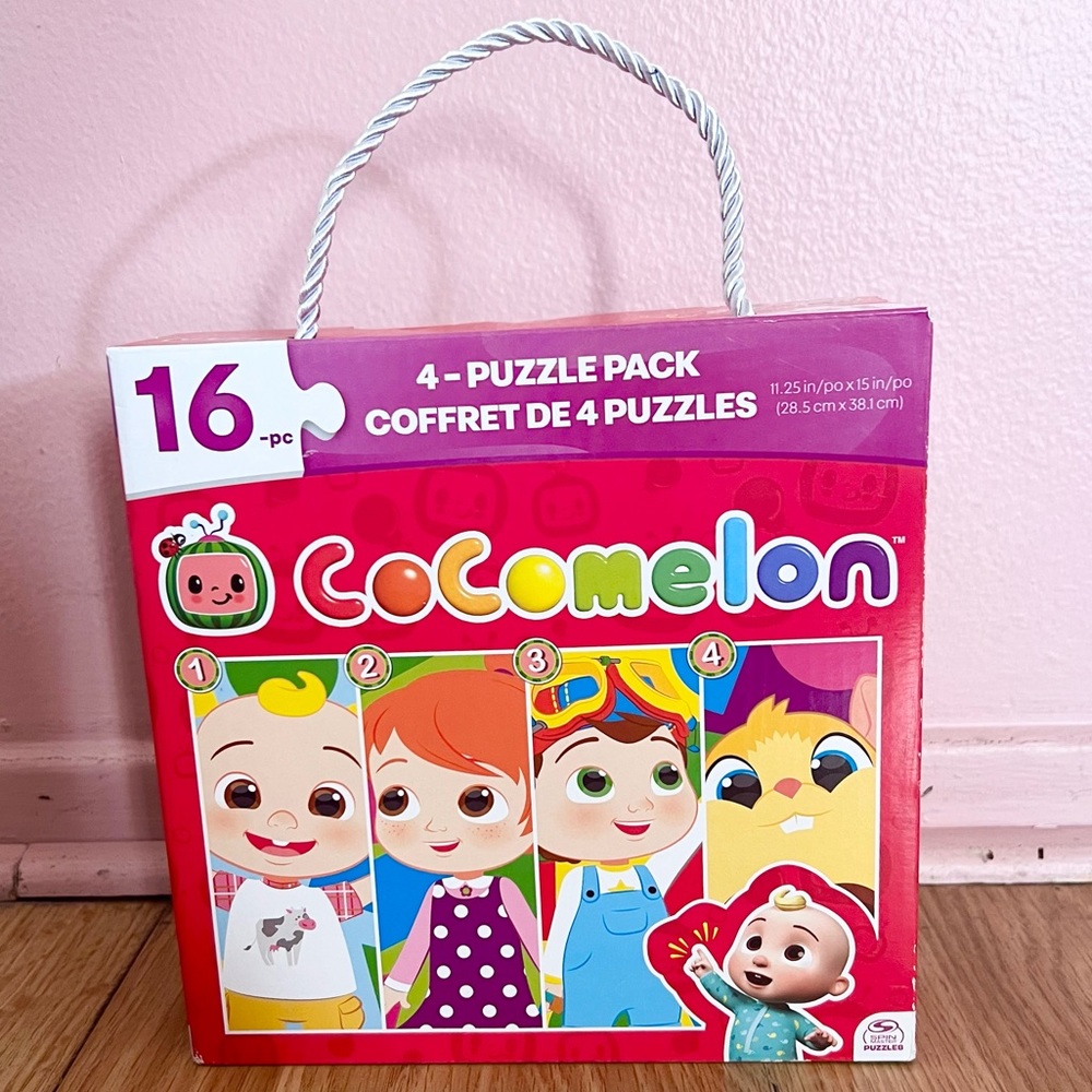 CoCoMelon 16 Piece 4-Puzzle Pack
